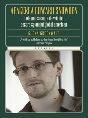 cover image of Afacerea Edward Snowden